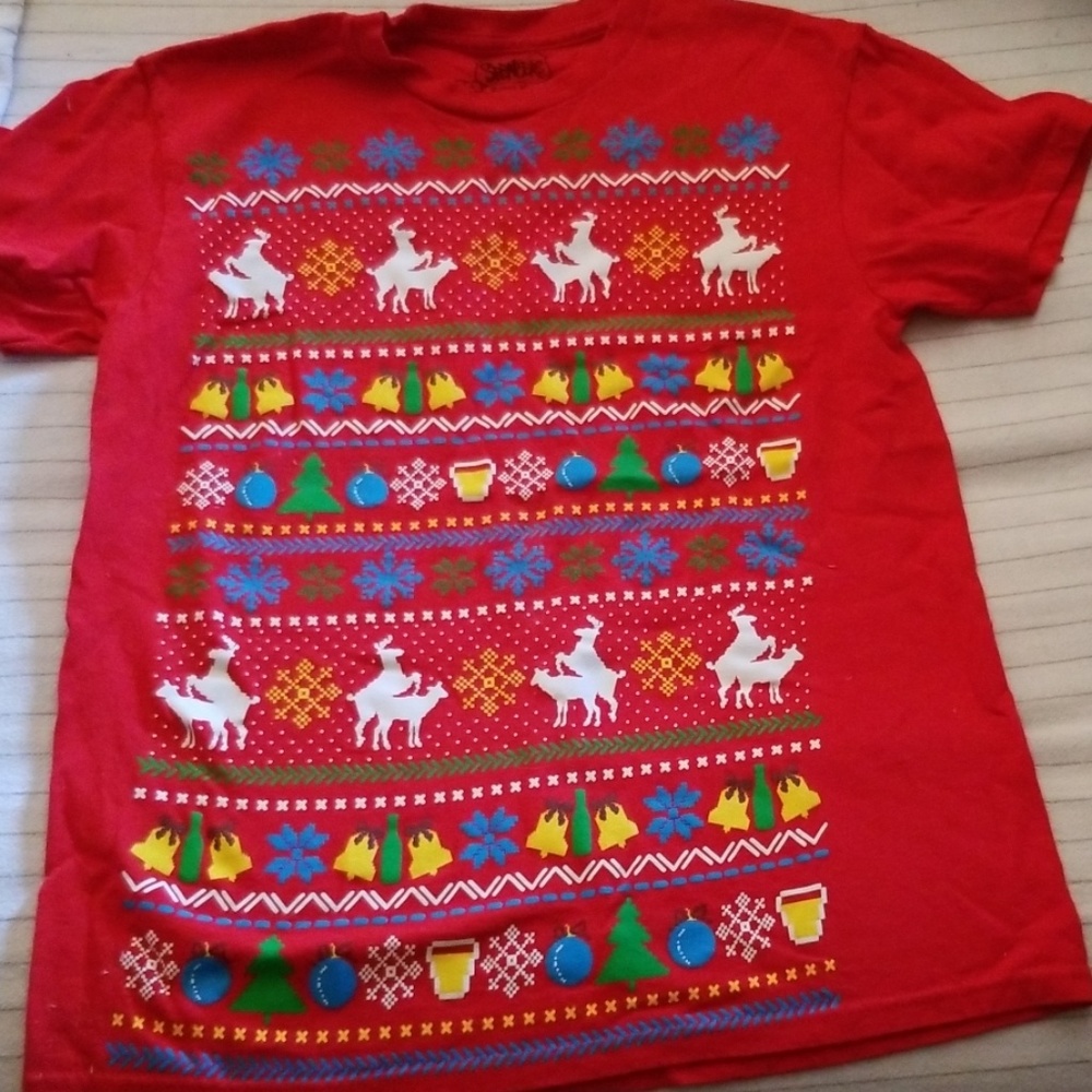 Naughty Funny Ugly Holiday Sweater Shirt